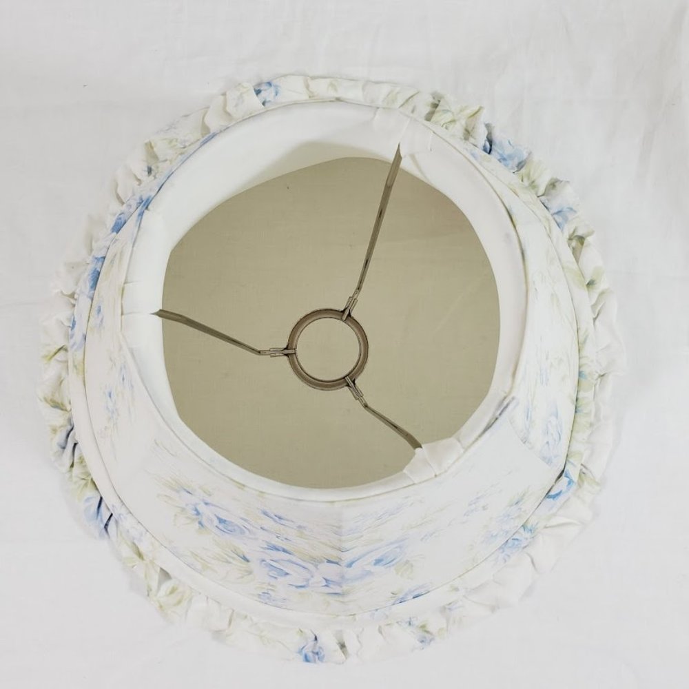 Simply Shabby Chic Rachel Ashwell British Rose Lamp Shade Blue Cottage Beach - Picture 2 of 4